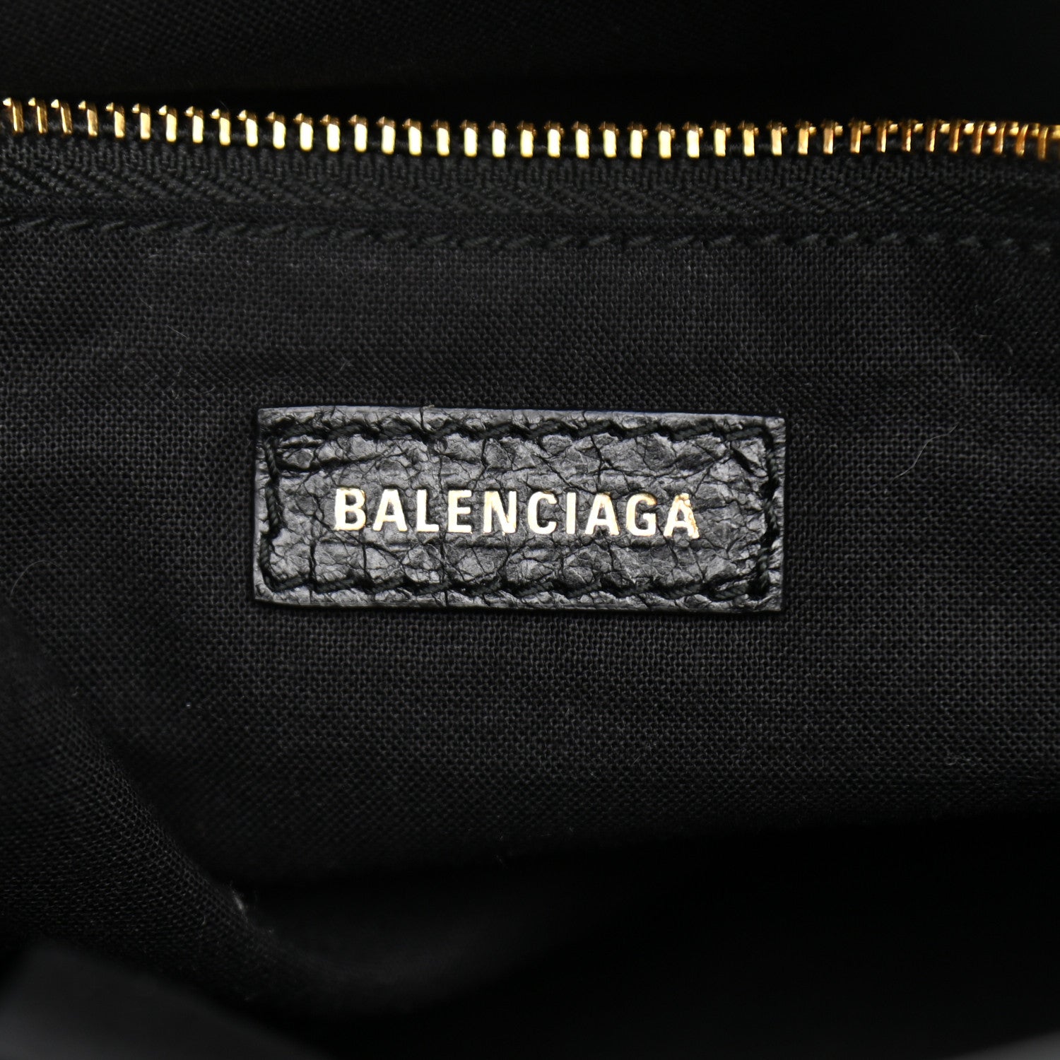 Balenciaga Agneau Classic Gold Hardware S City Graffiti Strap Black 5 of 9