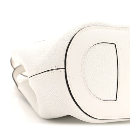 Hermes Taurillon Clemence Swift In-The-Loop 18 Bag New White 9 of 11