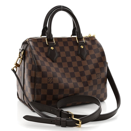 Louis Vuitton Damier Ebene Speedy Bandouliere 25 3 of 9