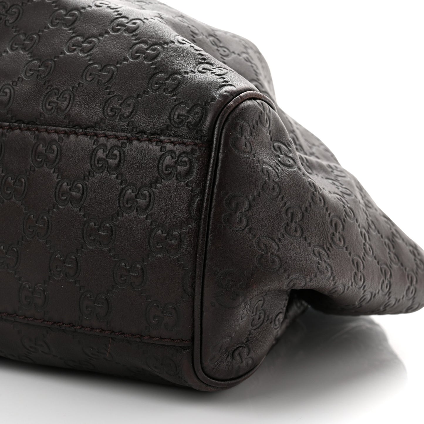 Guccissima Signature Large Sukey Tote Chocolate