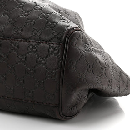 Gucci Guccissima Signature Large Sukey Tote Chocolate 10 of 11
