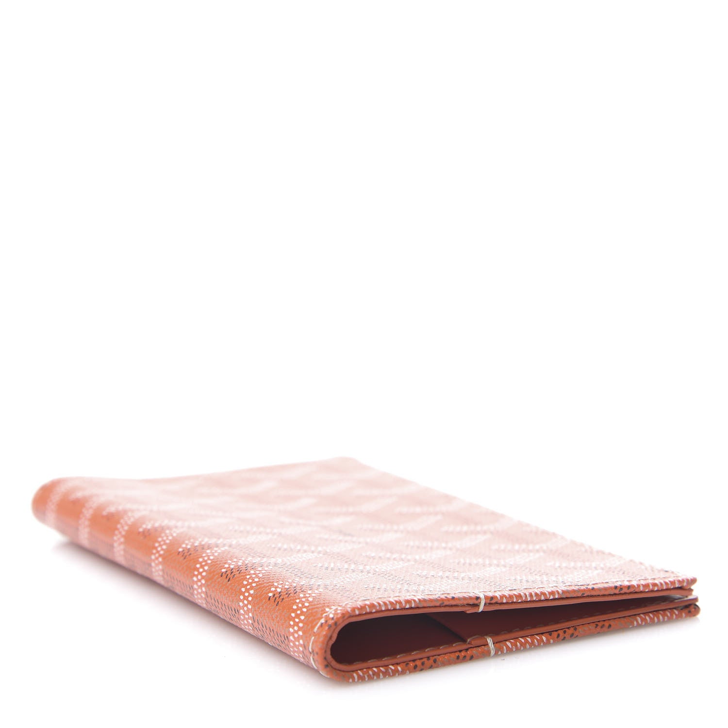 Goyard Goyardine Passport Holder Orange 3 of 5