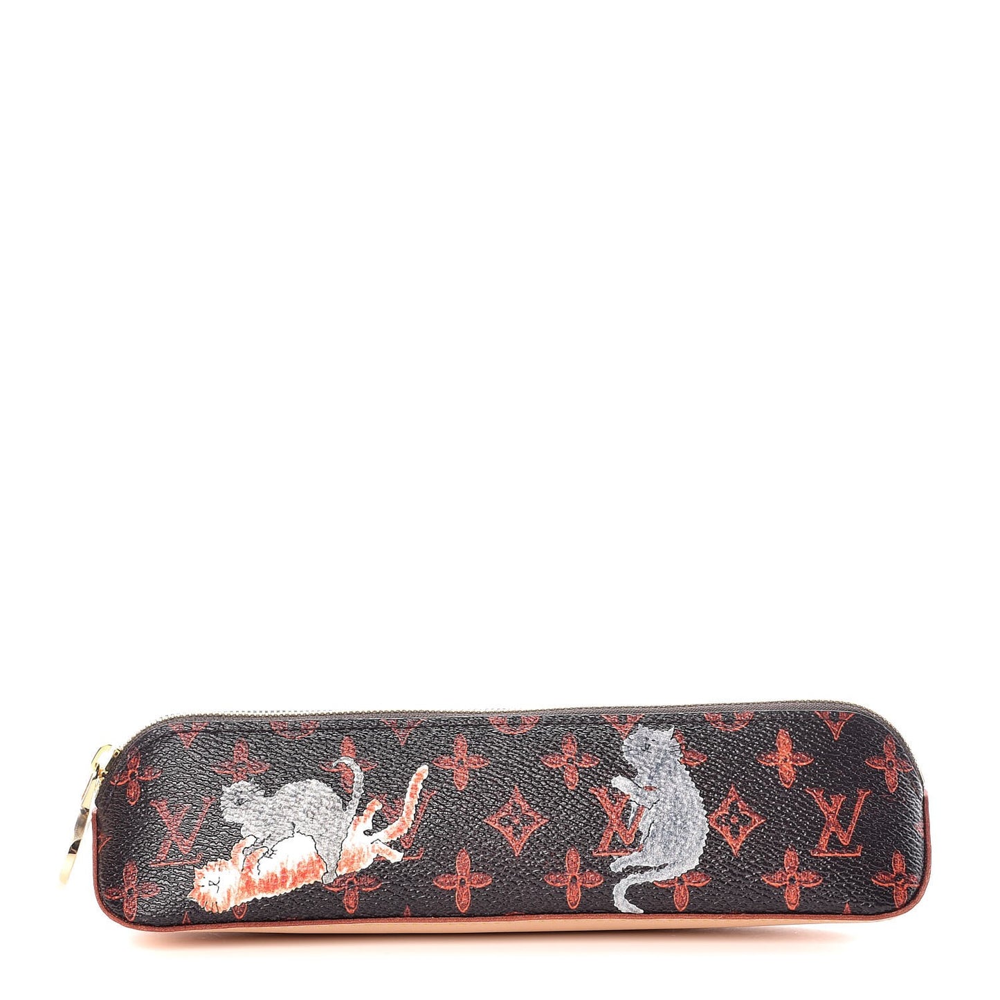 Catogram Elizabeth Pouch Orange Marron