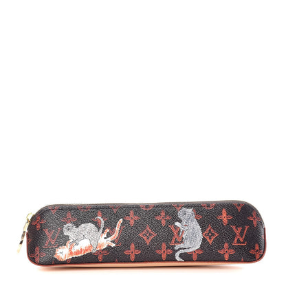 Louis Vuitton Catogram Elizabeth Pouch Orange Marron 1 of 8