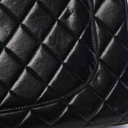 Chanel Lambskin Quilted Jumbo Single Flap Black 16 of 16