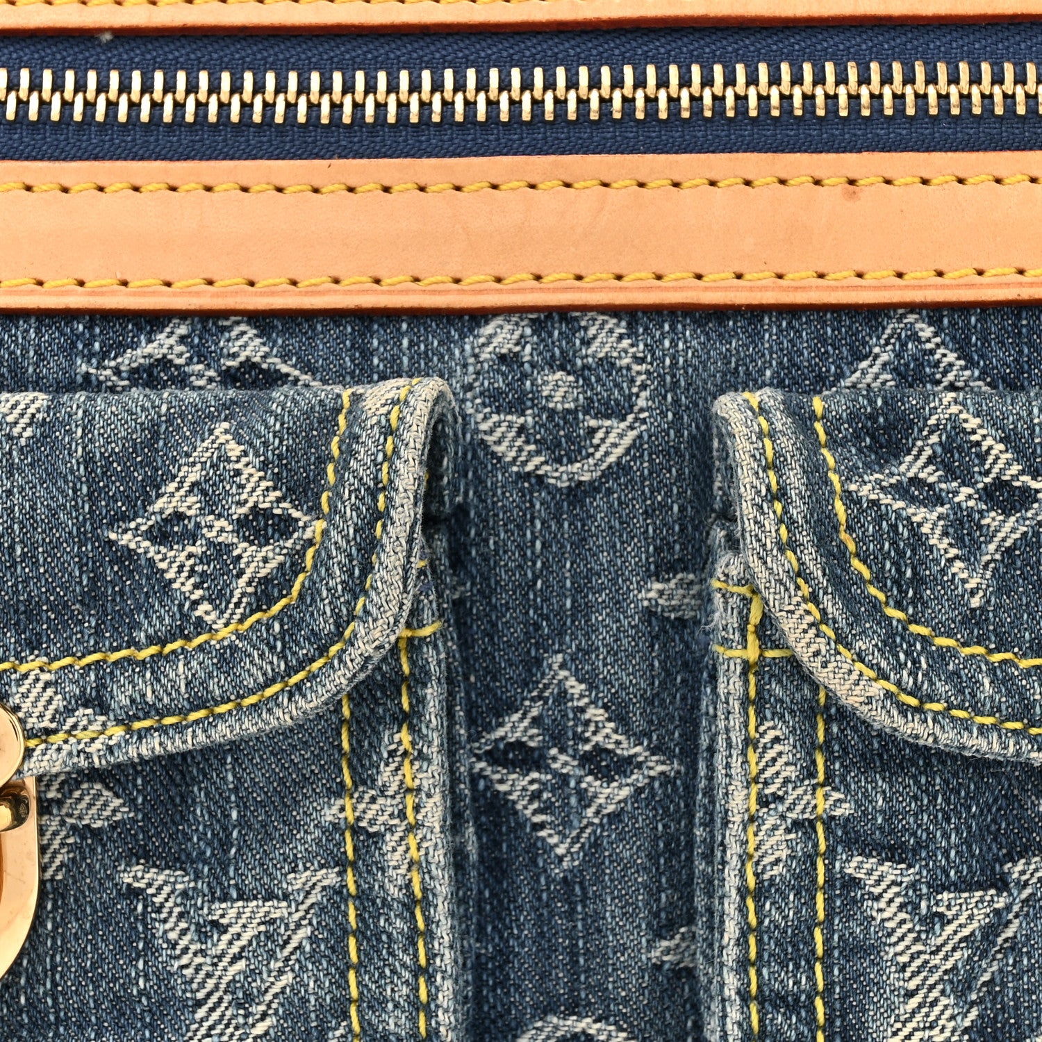 Louis Vuitton Monogram Denim Neo Speedy Blue 7 of 13