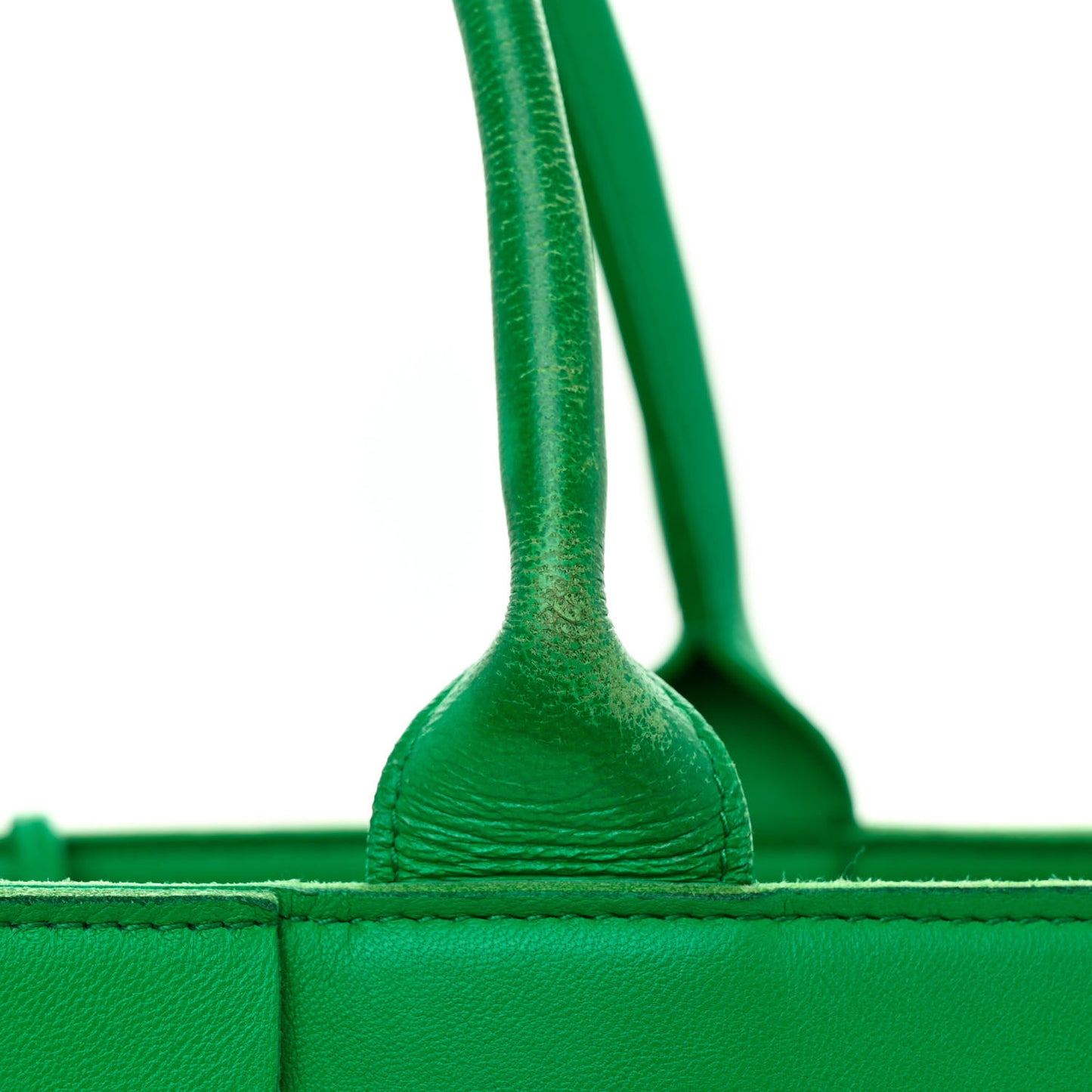 Nappa Maxi Intrecciato Medium Arco Tote Parakeet