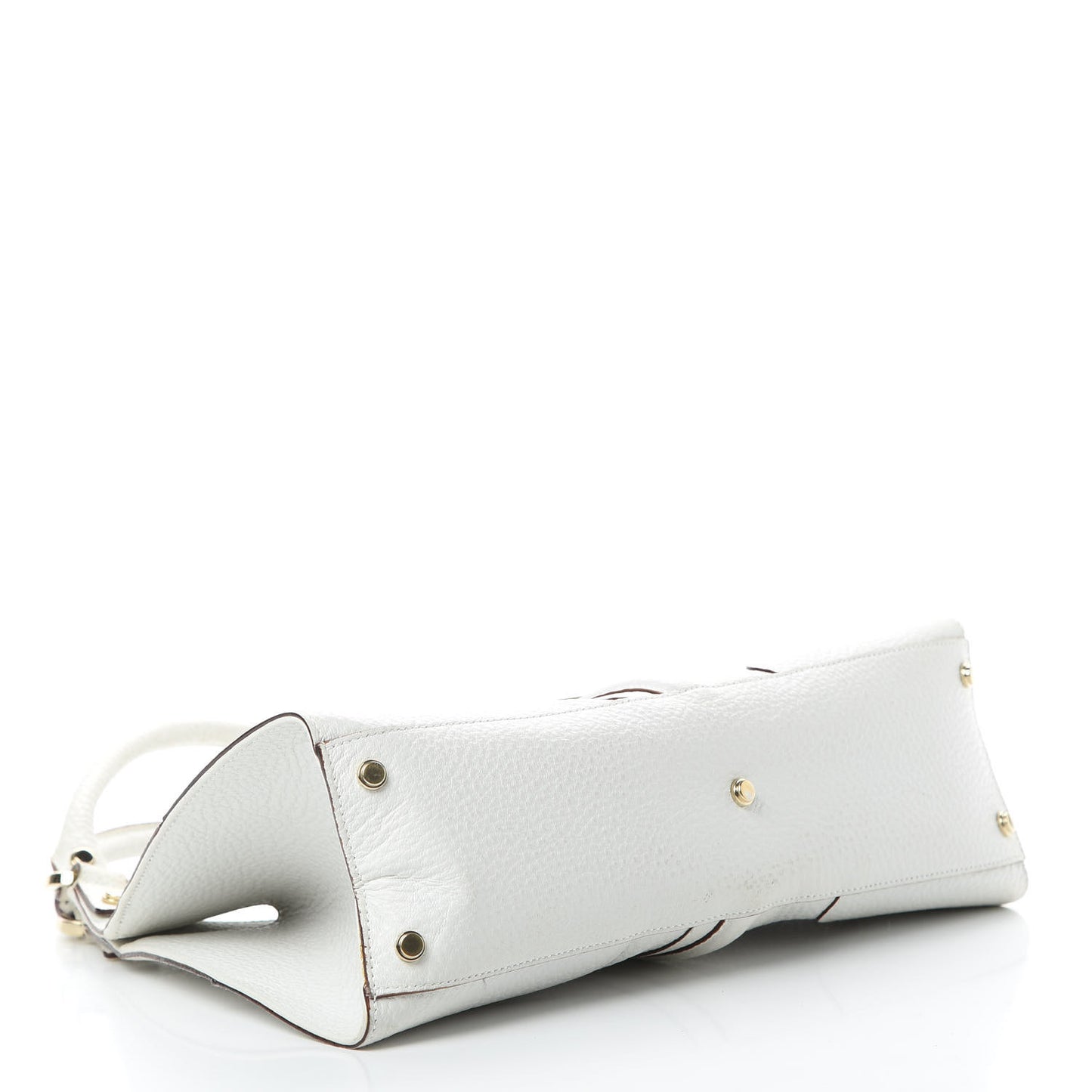 Calfskin Junco Shoulder Bag White