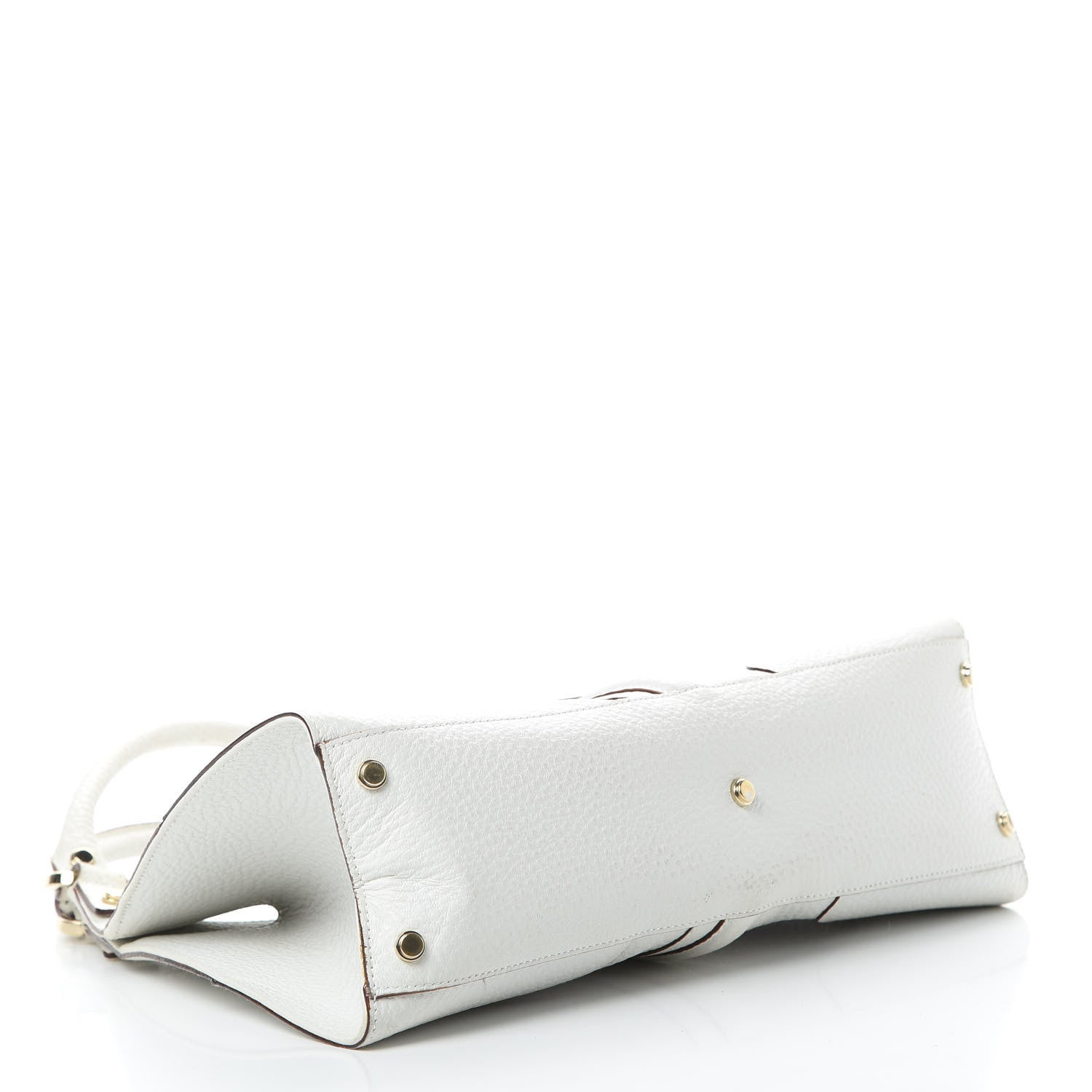 Gucci Calfskin Junco Shoulder Bag White 4 of 16