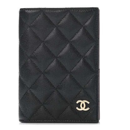 Chanel Caviar Quilted Passport Holder Black 1 of 4