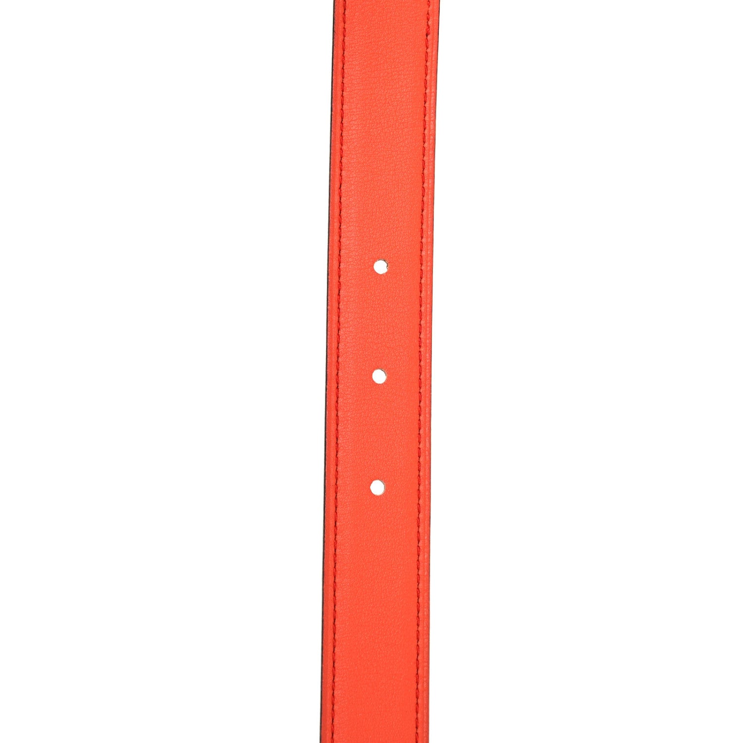 Hermes Epsom Swift Lizard 24mm Mini Constance H Belt 75 Orange Poppy Rose Azalee 3 of 5