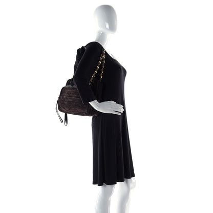 Lanvin Suede Shoulder Bag Brown 2 of 10
