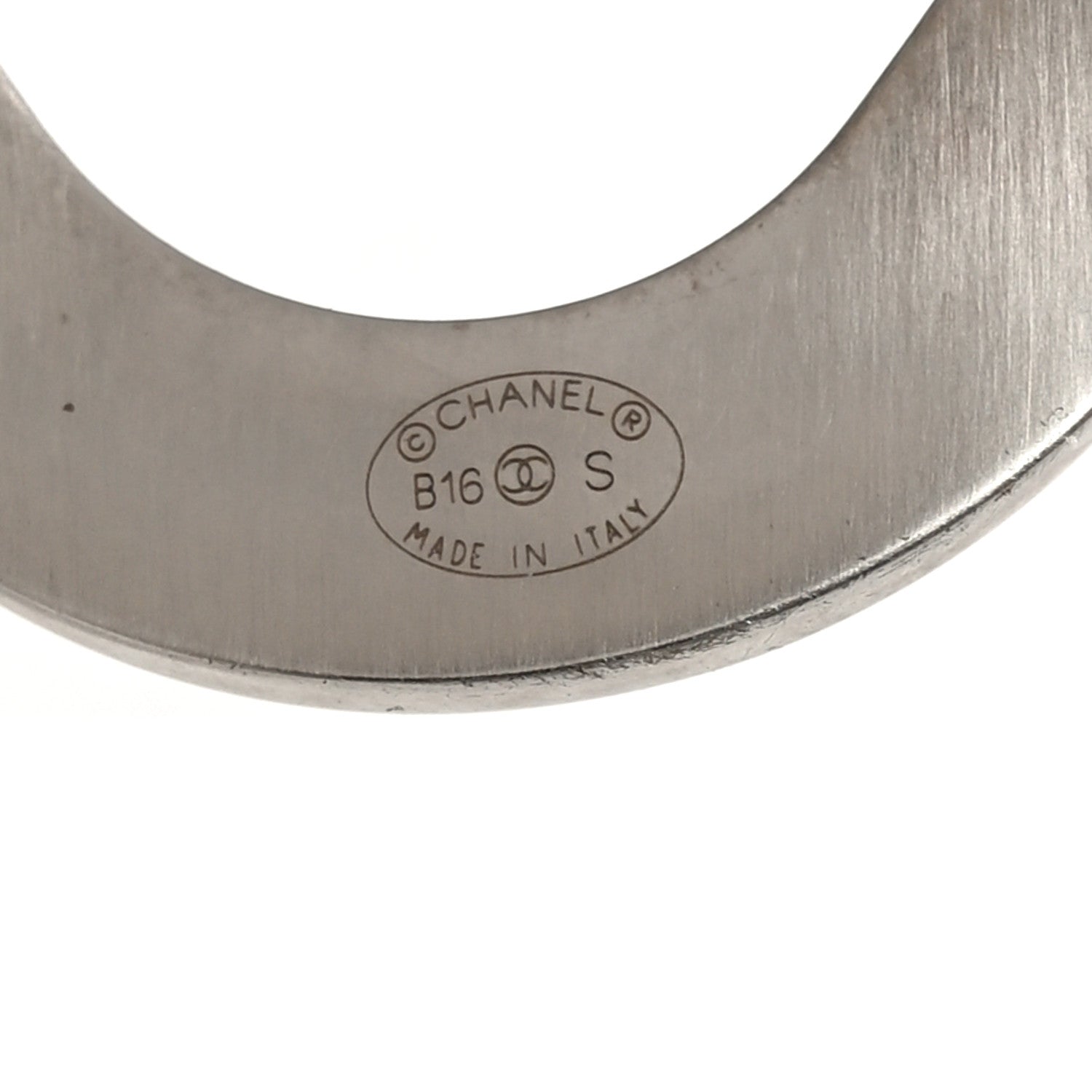 Chanel Metal CC Cuff Silver 5 of 5