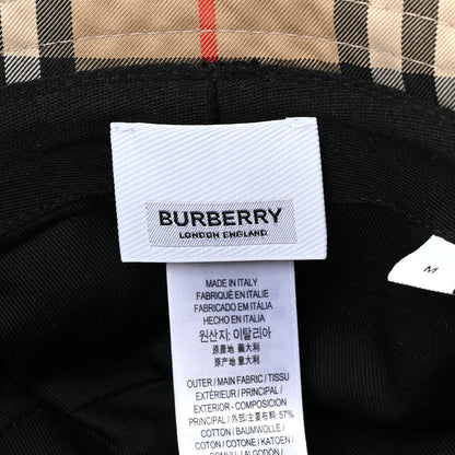 Burberry Technical Cotton Vintage Check Bucket Hat M Archive Beige 6 of 7