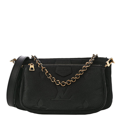 Louis Vuitton Empreinte Monogram Giant Multi Pochette Accessories Black 1 of 11