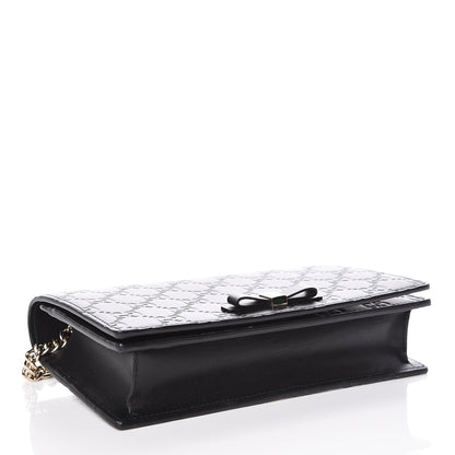 Gucci Guccissima Signature Bowy Chain Wallet Black 4 of 9