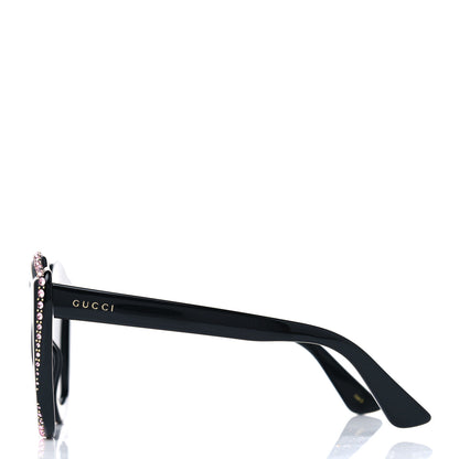Gucci Crystal Cat Eye Sunglasses GG0118S Black 3 of 4