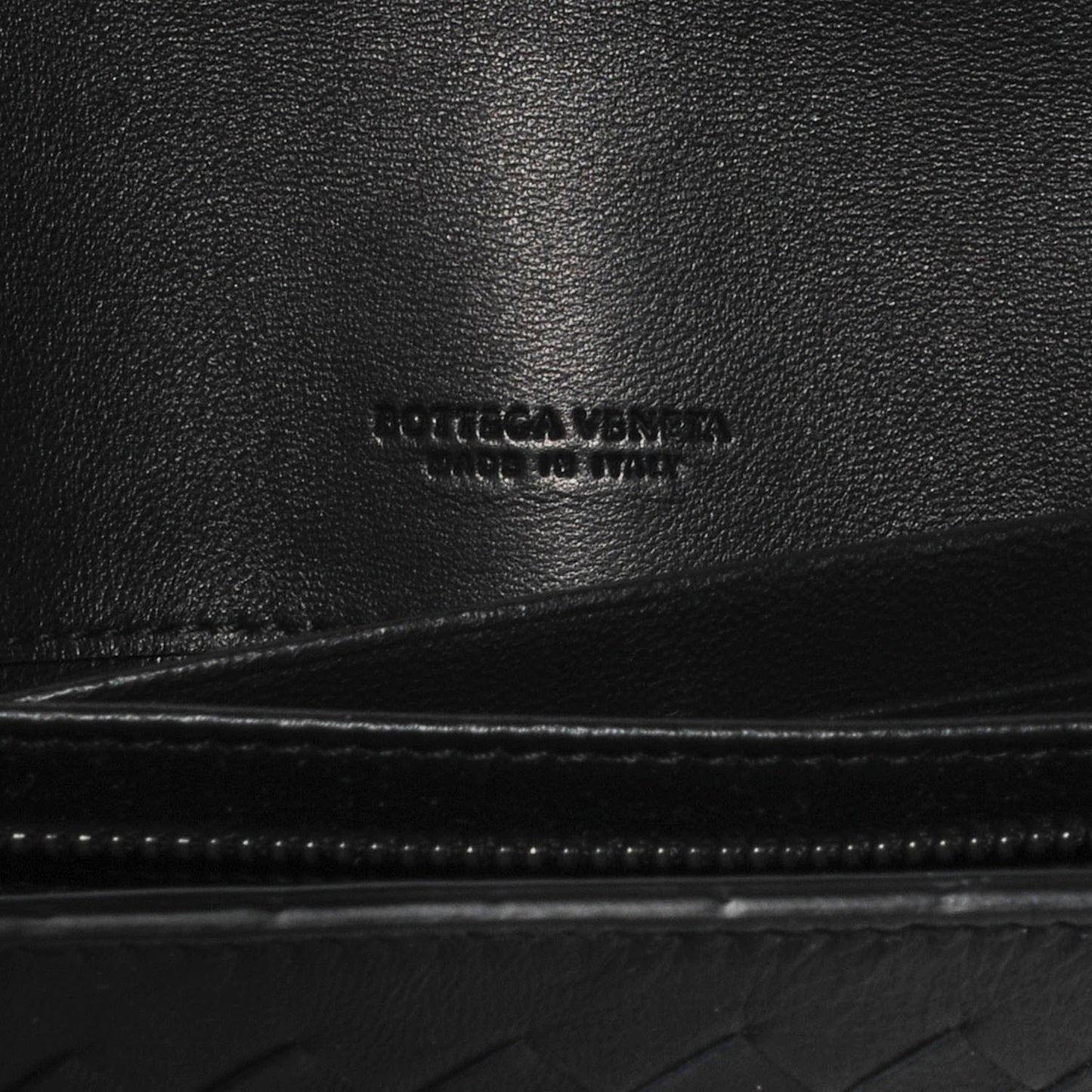 Nappa Intrecciato Continental Flap Wallet Nero Black