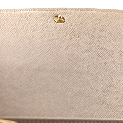 Louis Vuitton Monogram Dentelle Sarah Wallet Silver 7 of 13