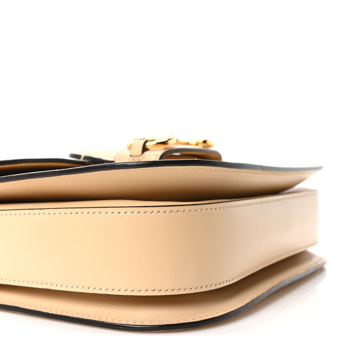 Gucci Azalea Calfskin Horsebit 1955 Shoulder Bag Bubble Tea 9 of 11