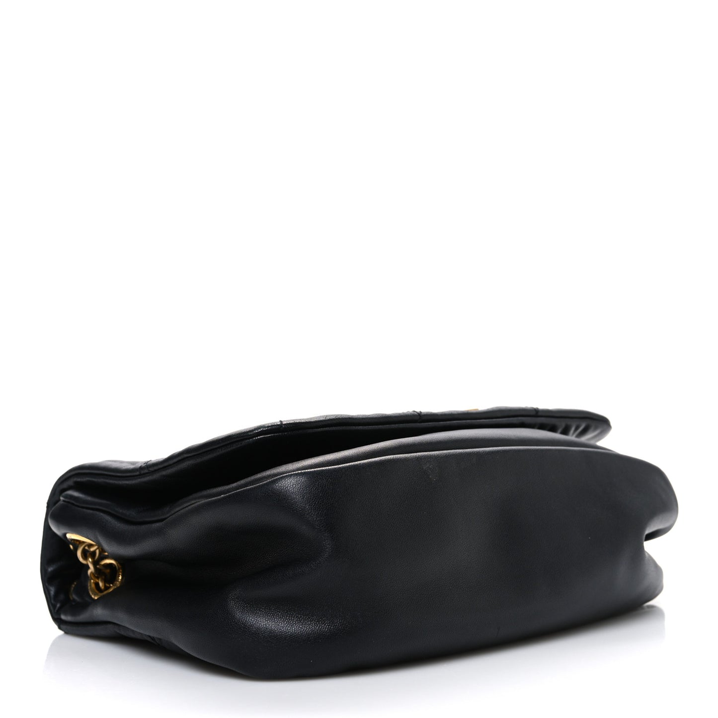 Lambskin Matelasse Monogram Small Jamie 4.3 Black