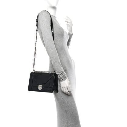 Christian Dior Patent Medium Diorama Flap Bag Black 2 of 11