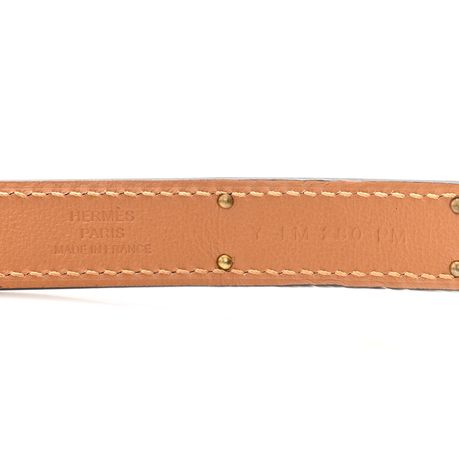 Hermes Epsom Kelly Belt Gold 3 of 4