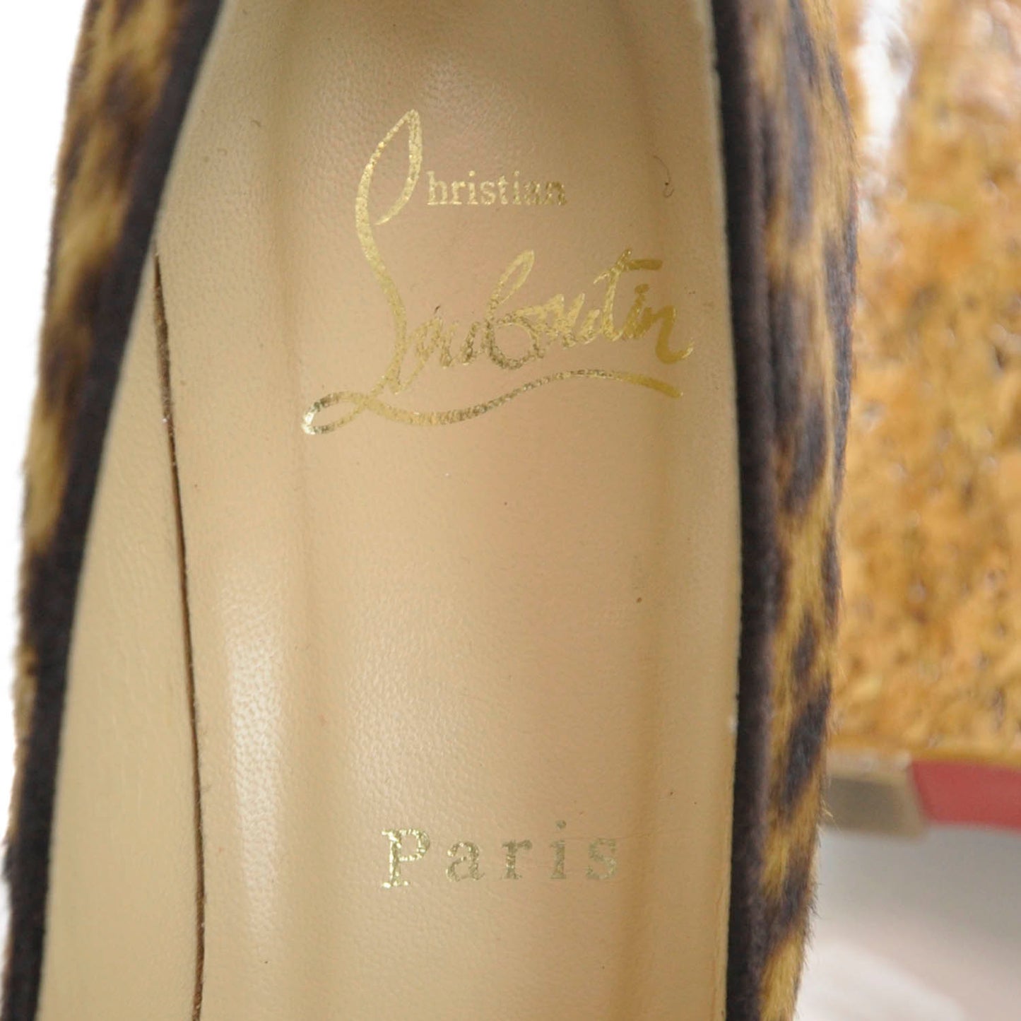 Leopard Pony Hair Coroclic 140 Wedges 37.5