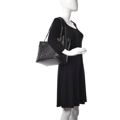 Chanel Caviar Quilted CC Timeless Soft Tote Black 2 of 10