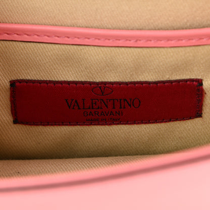 Valentino Garavani Vitello Mini Glam Lock Rockstud Flap Paradise Rose 5 of 9
