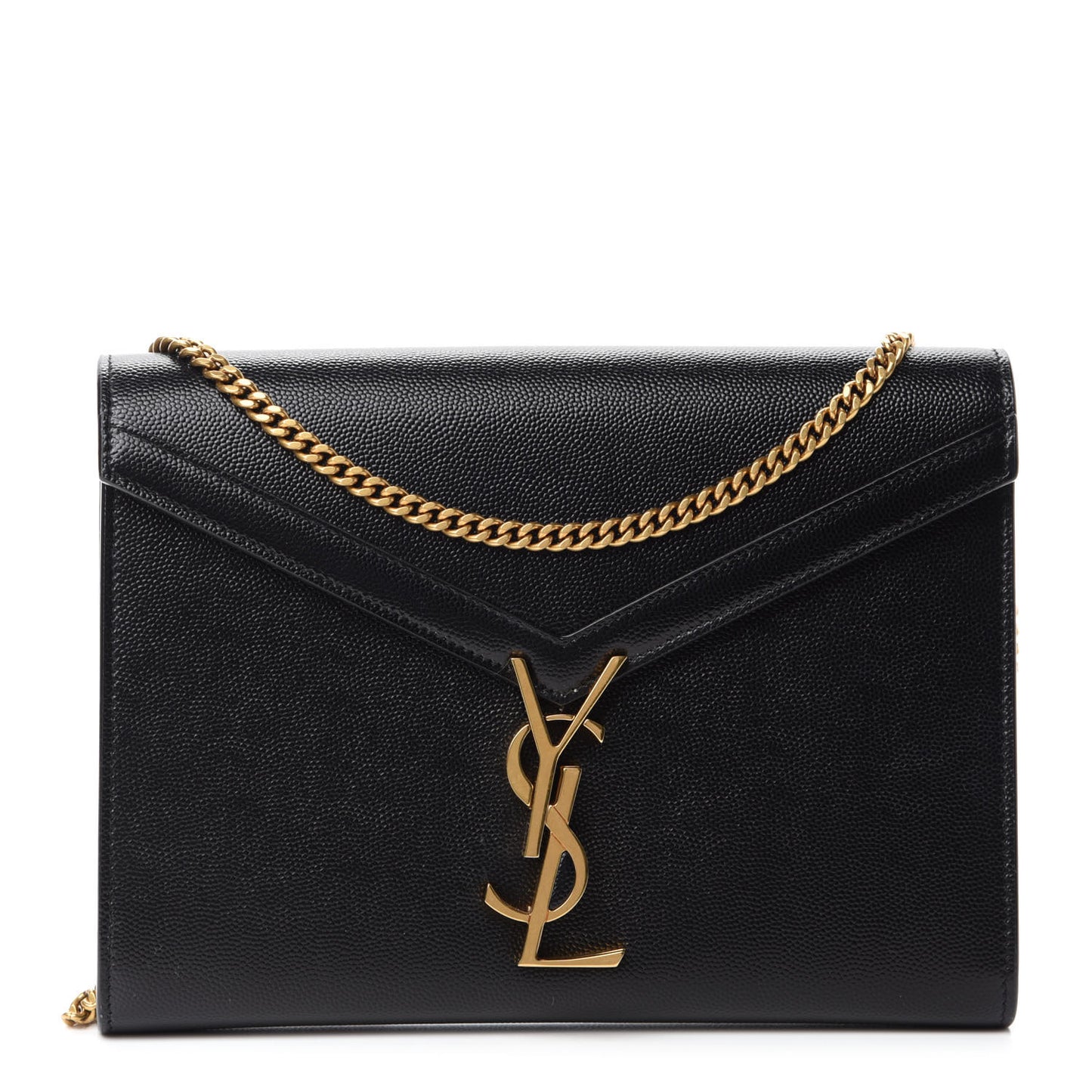 Grain De Poudre Monogram Cassandra Chain Wallet Black Rouge Legion