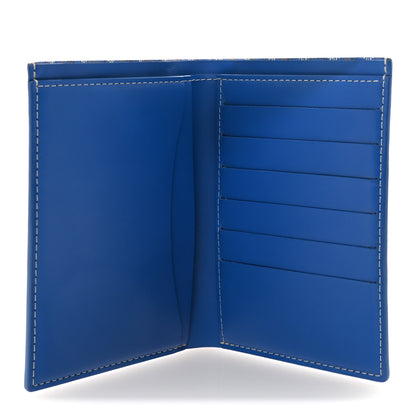 Goyard Goyardine Grenelle Passport Wallet Sky Blue 5 of 7