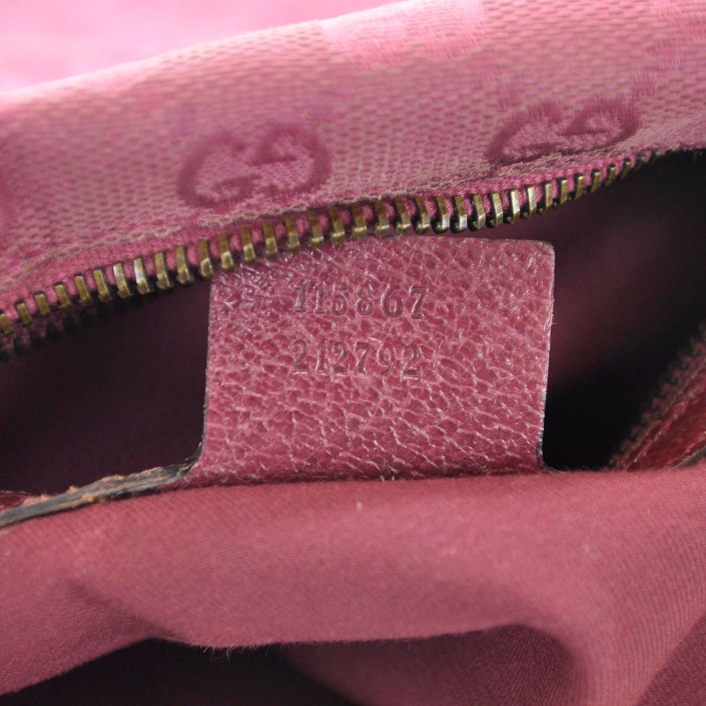 Monogram Medium Horsebit Chain Hobo Fuchsia