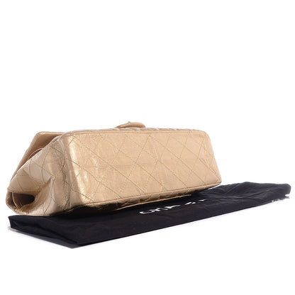 Chanel Aged Calfskin 2.55 Reissue 227 Flap Light Gold 4 of 9