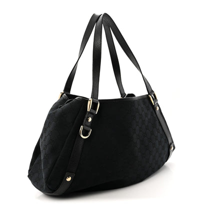 Gucci Monogram Medium Abbey Shoulder Bag Black 3 of 10
