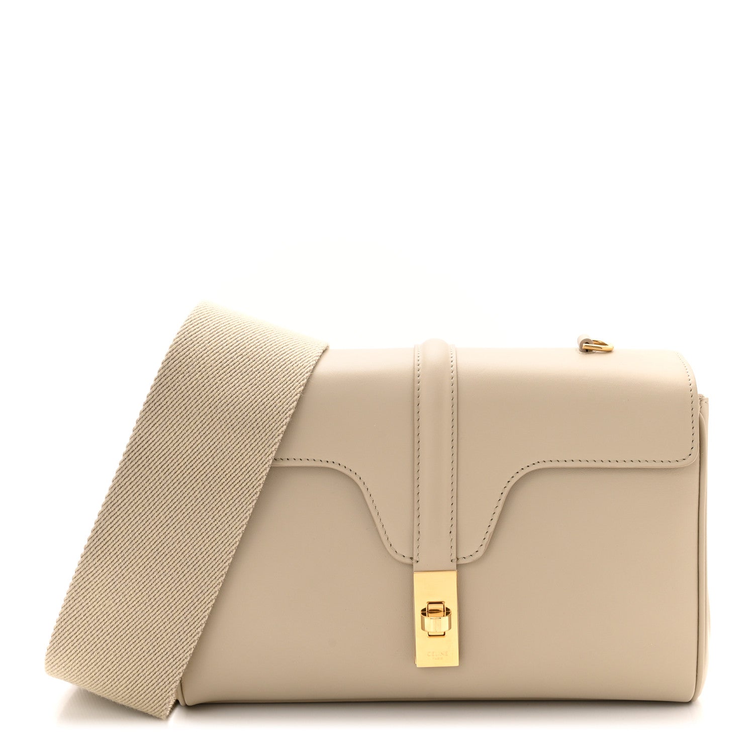 Celine Smooth Calfskin Teen Soft 16 Shoulder Bag Trench 1 of 12