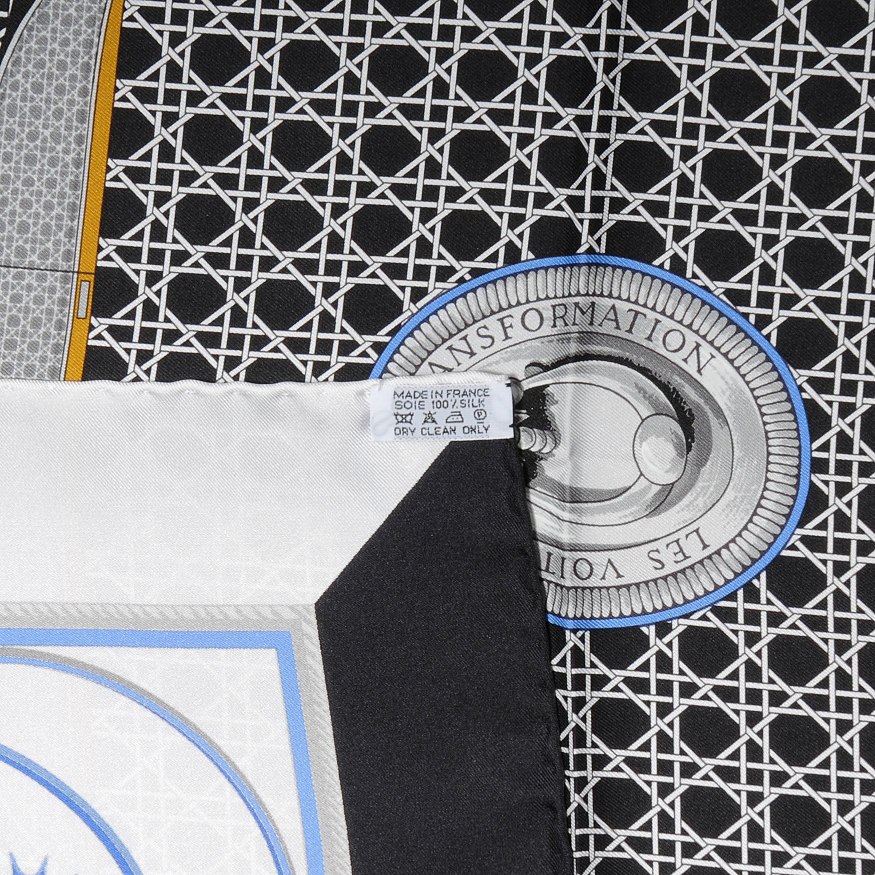 Hermes Silk Les Voitures Transformation Scarf 90 5 of 5