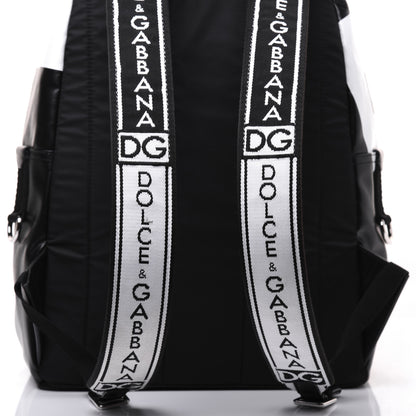 Dolce & Gabbana Calfskin Coated Canvas Vulcano Backpack Black 20 of 20
