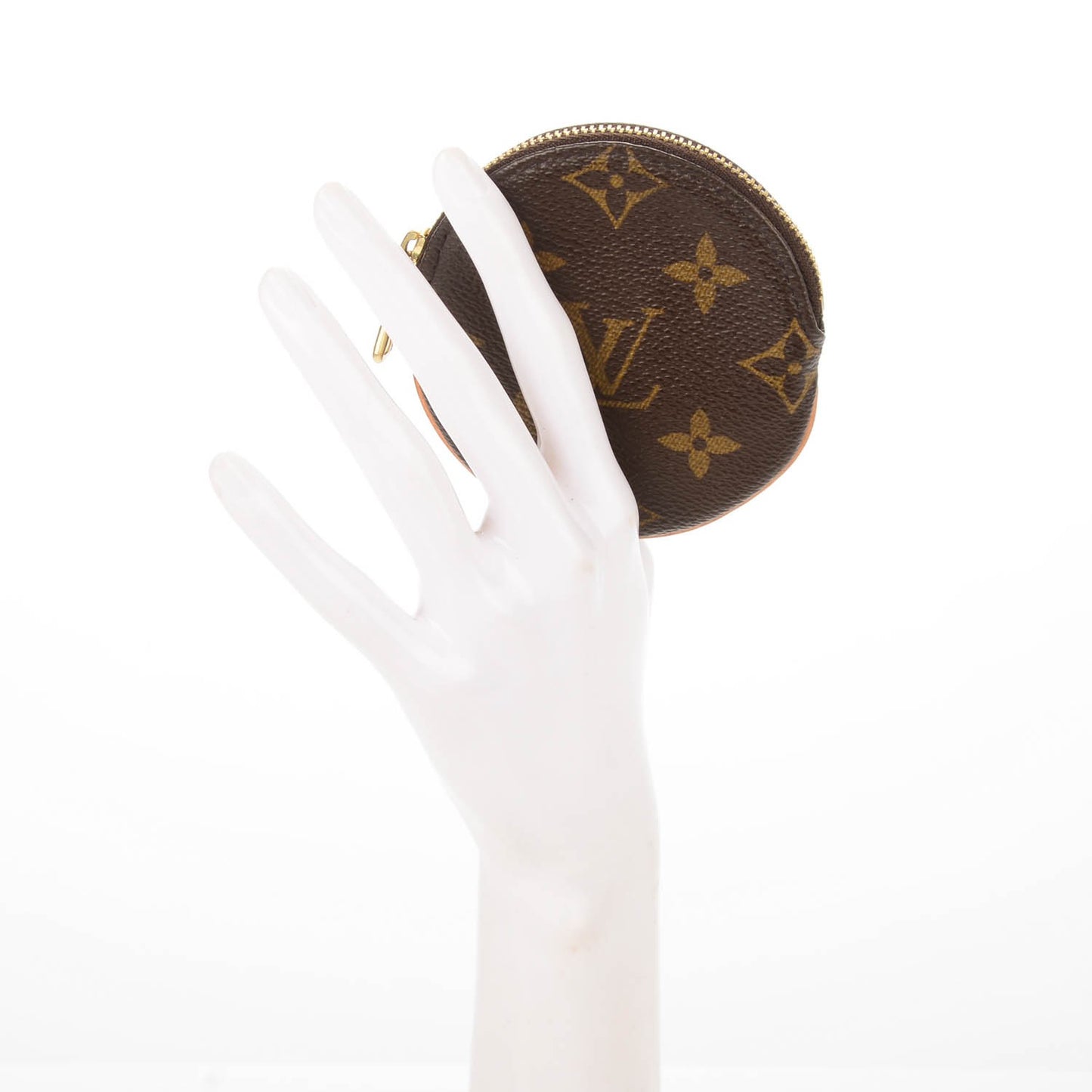 Monogram Round Coin Purse