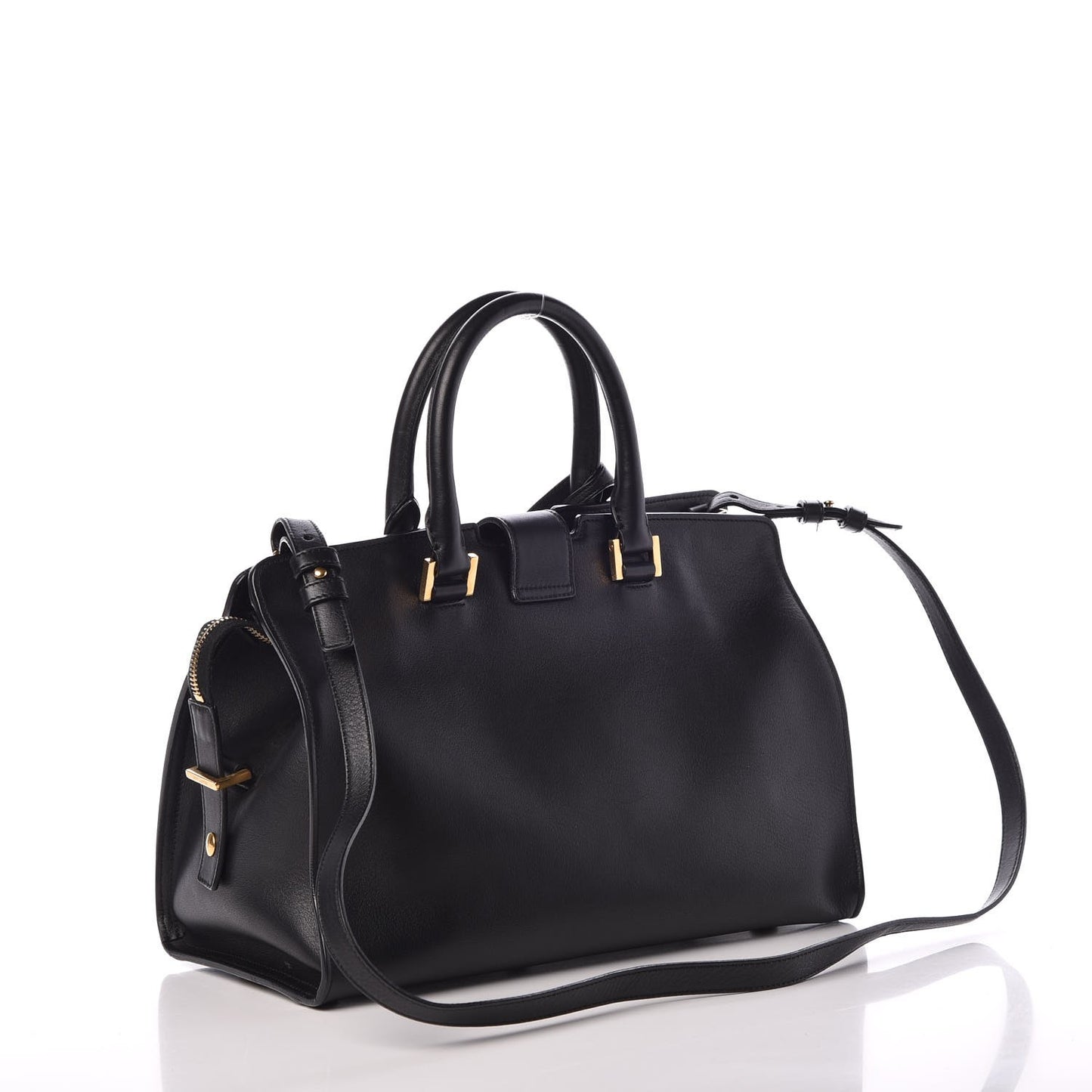 Calfskin Small Classic Y Cabas Black