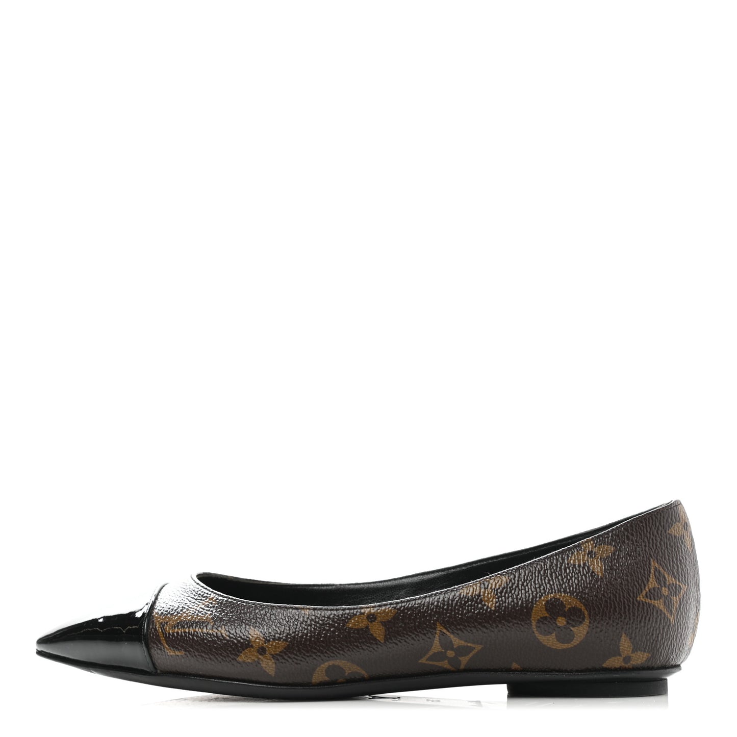 Patent Monogram Fetish Ballerina Flats 35