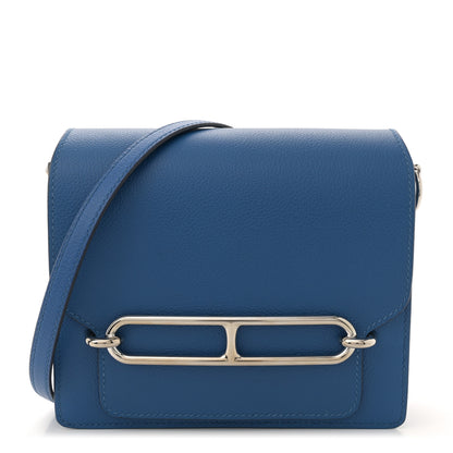 Hermes Evercolor Mini Sac Roulis Bleu France 1 of 13
