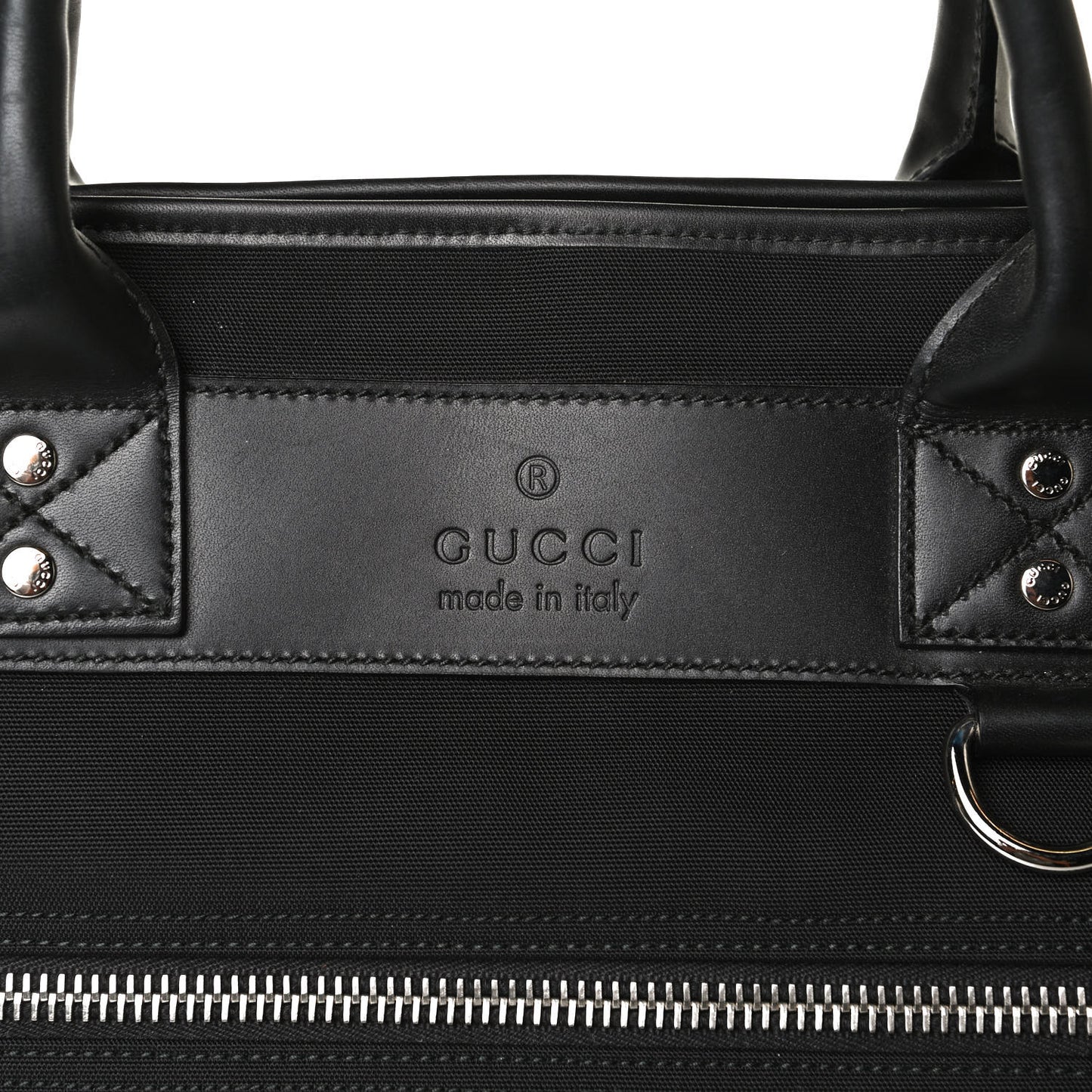 Nylon Web Briefcase Black