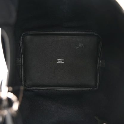 Hermes Toile Goeland Swift Cargo Picotin Lock 18 Bleu Marine Black 5 of 11