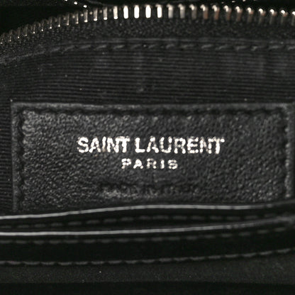 Saint Laurent Patent Y Quilted Monogram Toy Loulou Crossbody Bag Black 6 of 9