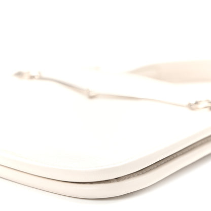 Gucci Calfskin Horsebit Slim Shoulder Bag White 8 of 8