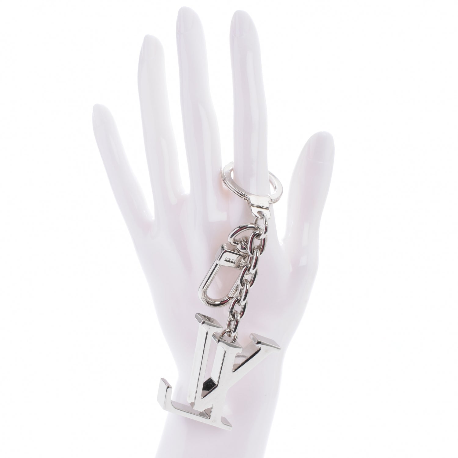 Louis Vuitton LV Initials Key Holder Silver 2 of 3