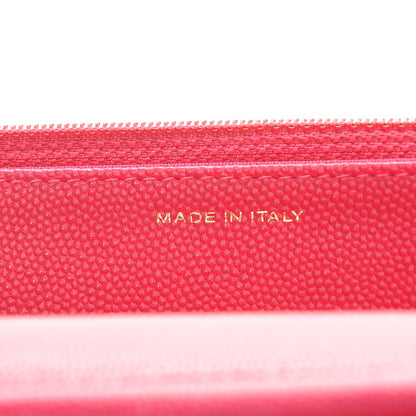 Chanel Caviar Quilted Boy Wallet On Chain WOC Fuchsia 7 of 9