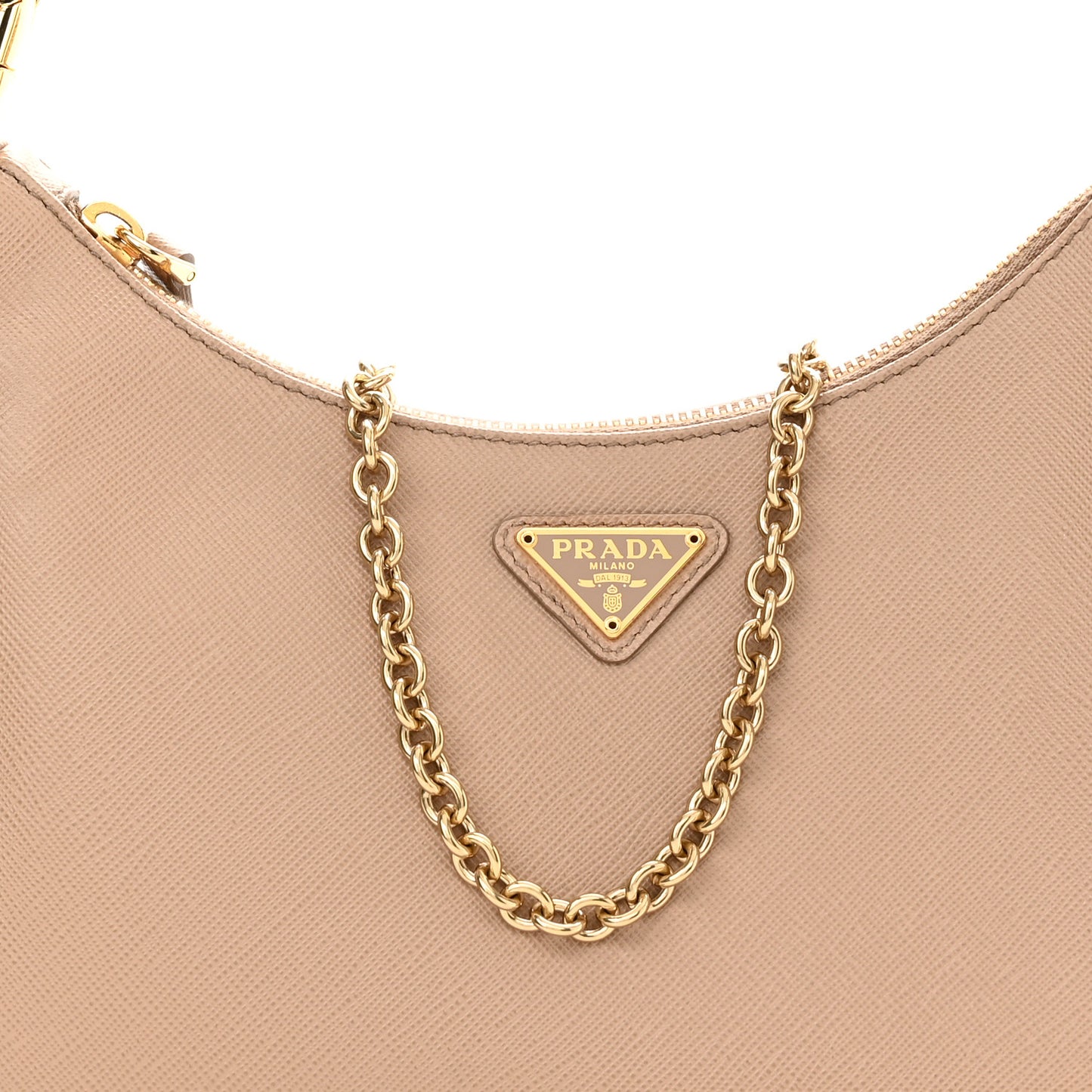 Saffiano Lux Re-Edition 2005 Shoulder Bag Cammeo