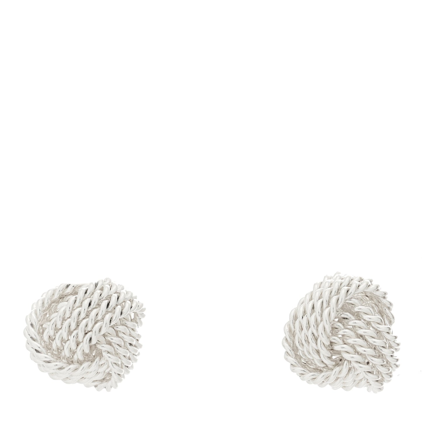 Sterling Silver Twist Knot Earrings